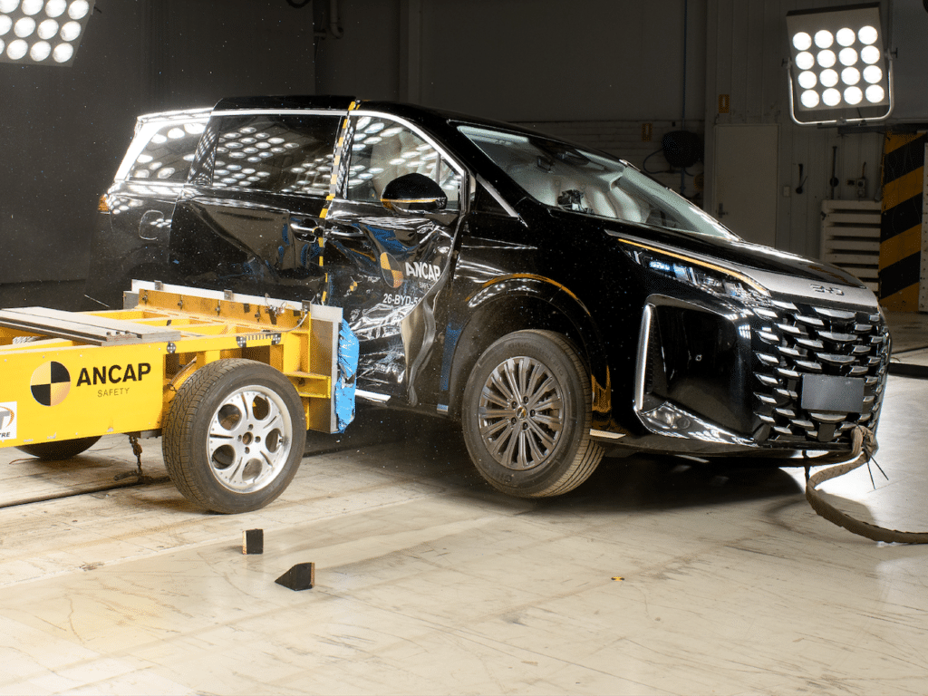 2026 BYD M9 ANCAP testing.