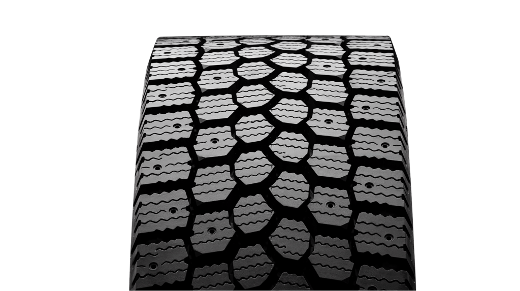 Close-up of Vipal's VT290 tread against a white background.