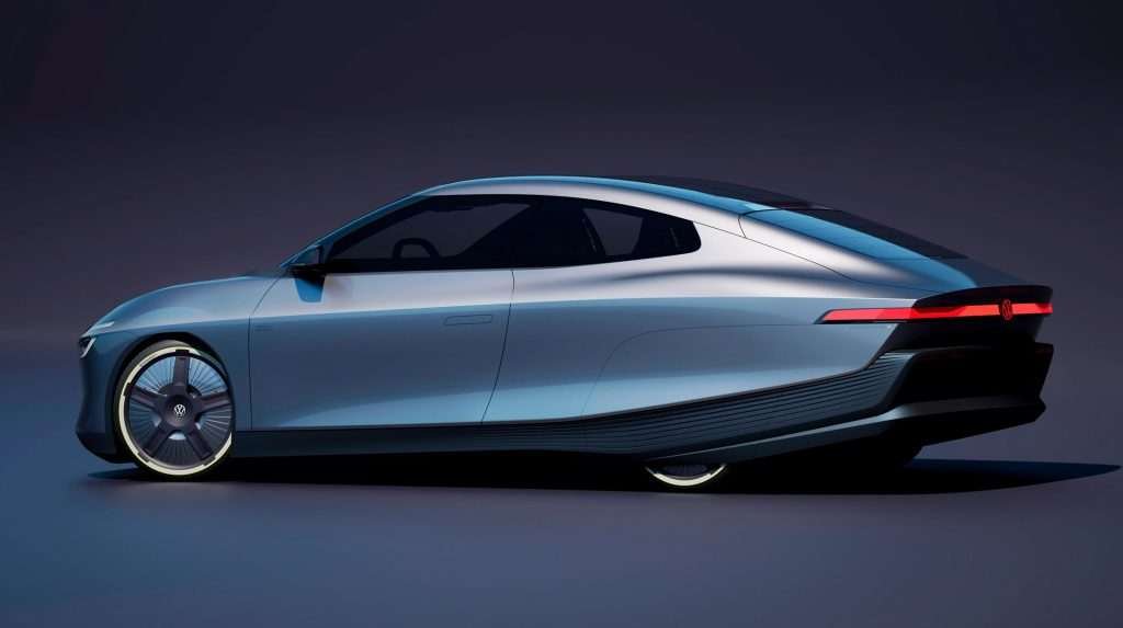 The Volkswagen Mission Efficiency concept car. Photo: Volkswagen AG.